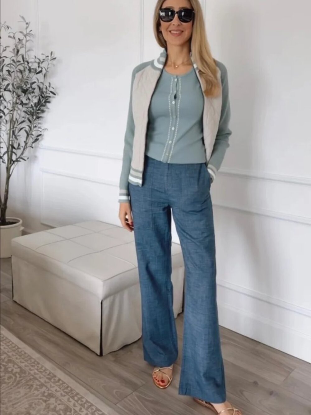Alp N Rock - Paige Chambray Pant | Denim Blue